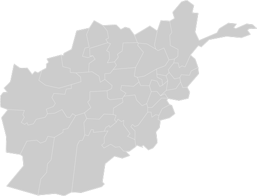 Afghanistan world map