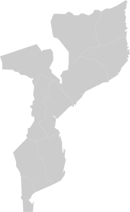 Mozambique world map